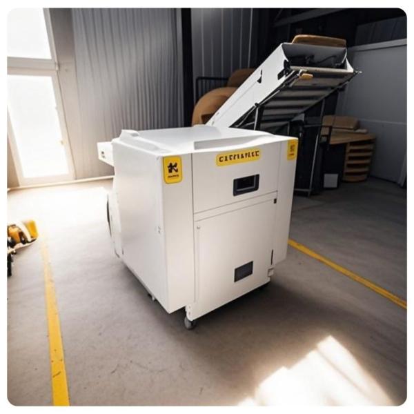Textile waste fabric cutting machine