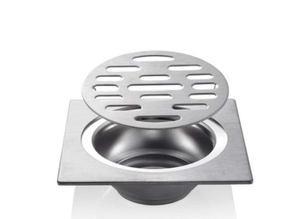 Anti Rust Stainless Steel Floor Grating , Square Shower Drain Good Insulation Performance