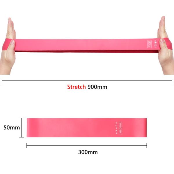 Круглая резинка тренировки спортзала фитнеса тренировки, Унисекс диапазоны сопротивления Пилатес