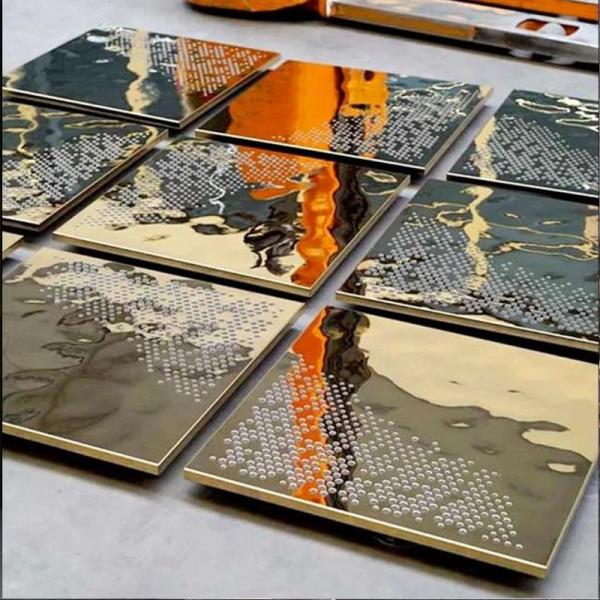 Lámina de acero inoxidable perforada 304 316 para paneles de pared de techo