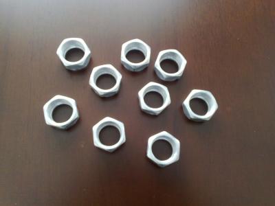 1.25mm Pitch M12 Hex Lock Nut Q235 Materail Electroplating Zinc Finish Color