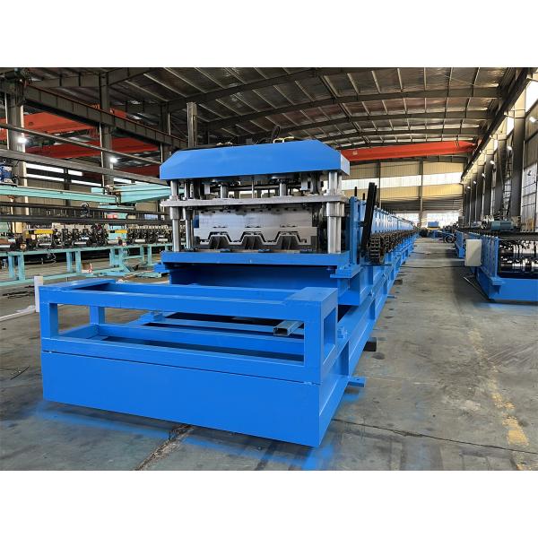Customized Design Floor Deck Roll Forming Machine With Chain Drive System And 30kw X2 Motors