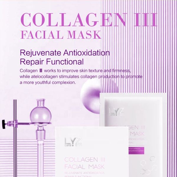 Customized Collagen III Anti-Aging Anti-Wrinkle Face Mask Nourishing Whitening Firming for 20+ Years Experience Free for