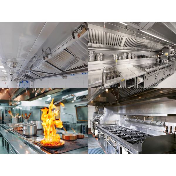 Kitchen Fire Suppression Device System For Restaurant Hotel Fire Fight With Kitchen Special Extinguishing Agent