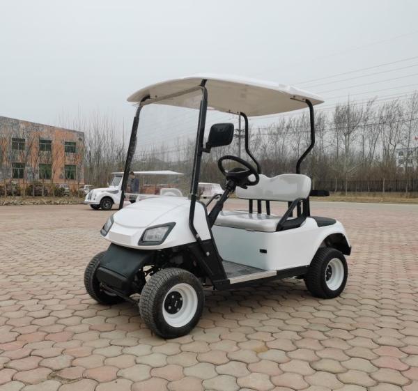 Electric golf cart 2 seats mini golf trolley cheap price 60V battery operated golf car electric