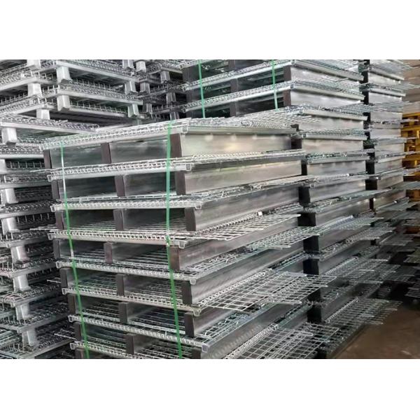 Galvanized Q235 Wire Mesh Storage Cage Foldable Metal Steel Welded