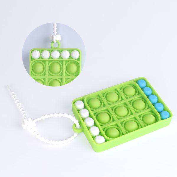Hot sales Silicone Tic-Tac-Toe Baby Toys Children'S Training Educational Playing Toy Household Silicone Durable Rubber Game Set