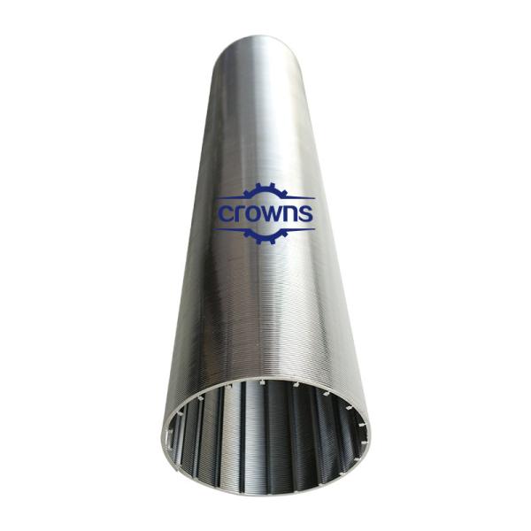10 12 polegadas de diâmetro 304/316 1.5mm slot johnson aço inoxidável água bem tubos de tela
