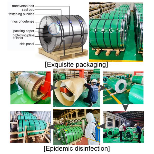 410 304 Austenitic Stainless Steel Sheet Coil Cold Rolled Width 600mm-1250mm