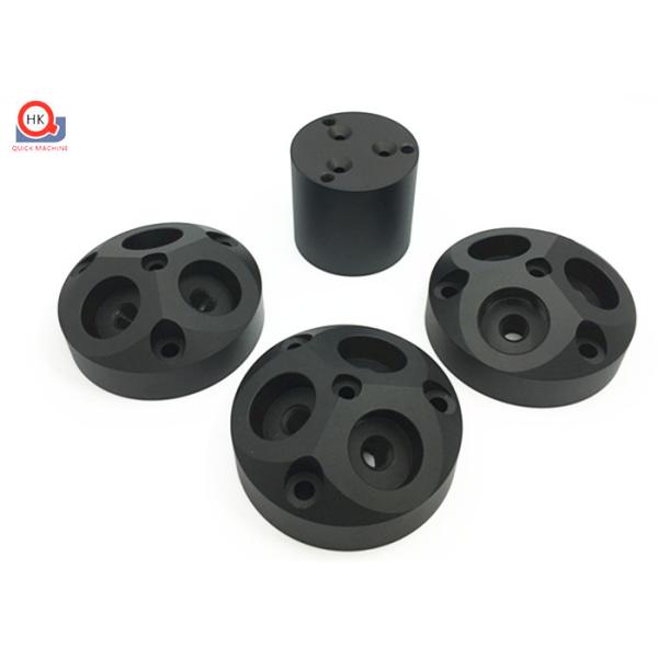 Matt Black Anodized Micro Machined Components For Furniture Hardware