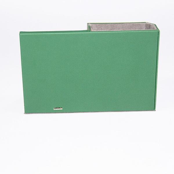 Suporte de couro Ultraportable do lápis do ODM, organizador sem fio Dustproof da mesa de carregamento