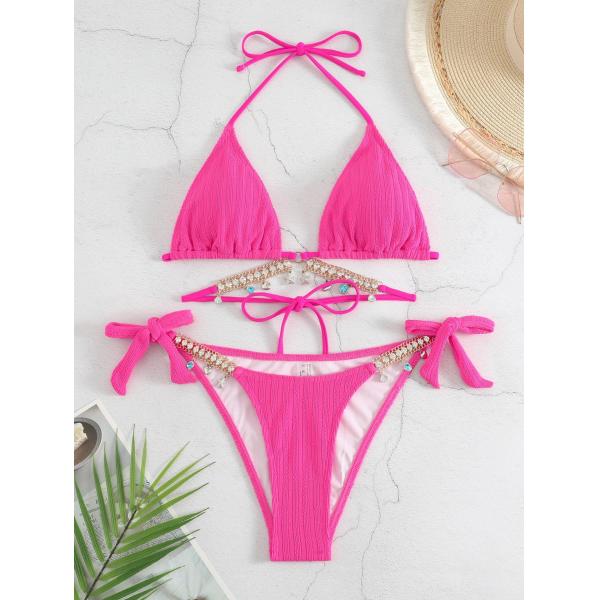 Lining Bandeau Bikini Swimsuit for Women No Lining Option Available
