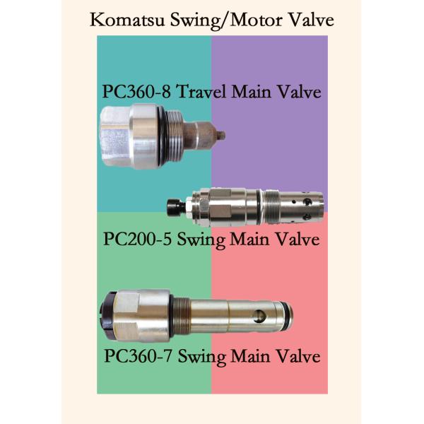 Válvula principal del motor del viaje de PC200-6/7 PC360-7 PC360-8 PC200-5