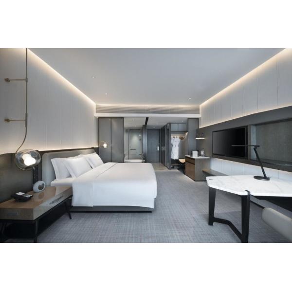 Luxury Hotel Bedroom E1 Grade Plywood Dyed Veneer Furniture Natural Marble Table Top Large Suites