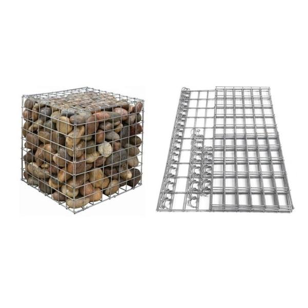 Сваренная 100*80*30 коробка Габион, подпорная стенка корзины клетки камня Габион