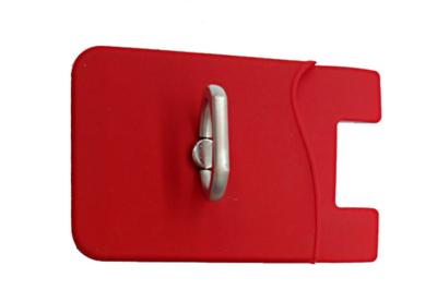 Smart Wallet Adhesive Credit Card Holder Non Toxic Materials With Stand