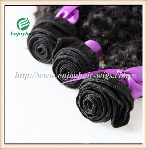 Malaysian 5A virgin  hair weave ,natural color(can be dye) curly 10''-26'' hair extension