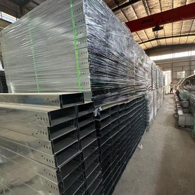 Floor Mounted Galv Cable Tray Non Flammable Fire Resistance And Simple Installation Cable Tray Galvanised