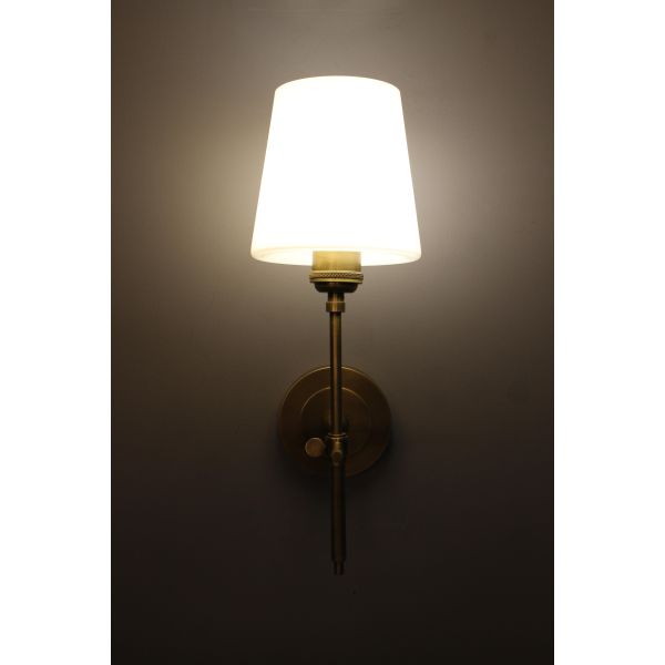 Copper Material Wall Lamp with 2700K Warm White Light and 30000 Hours Lifespan