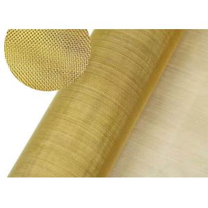100mesh Brass Wire Mesh 0.5m-1m Width for Architectural Decoration