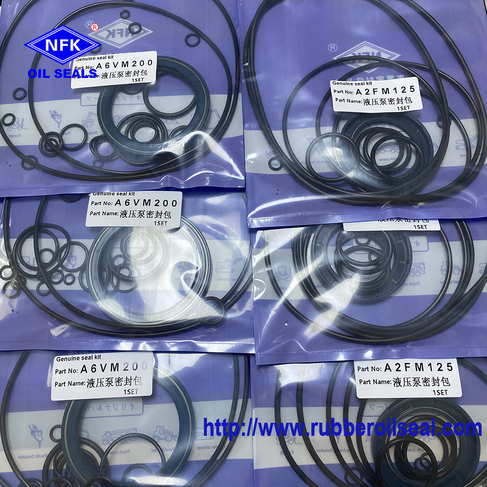 Fixed Displacement Marine Hydraulic Motor Seal Kits / A2FM125 Rexroth Marine Hydraulic Motor NBR Repair Kits