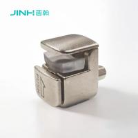Nickel Plated Square Metal Glass Clips For 3-9mm Thickness Glass For 3-9mm Thickness Glass In Zinc Alloy