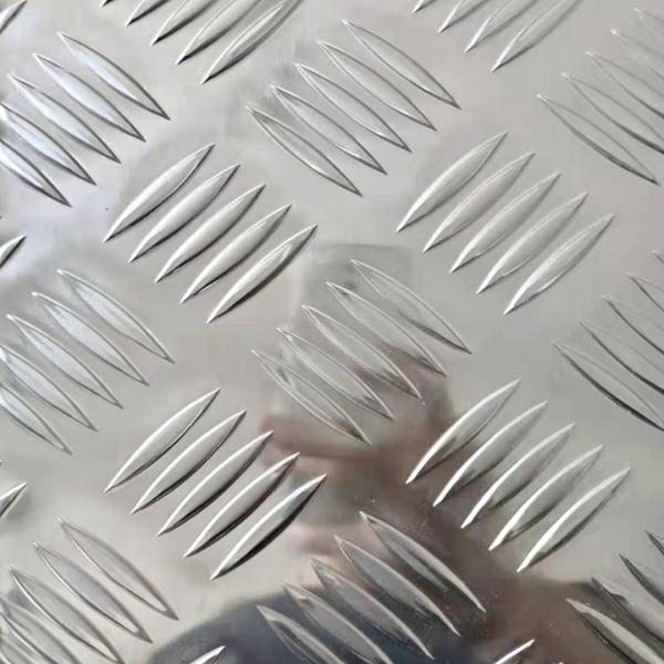 Corte feito sob encomenda 1xxx 3xxx 5xxx 6xxx 8xxx Diamond Embossed Aluminum 1.0mm