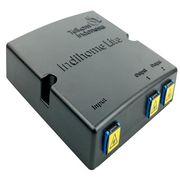 Placa frontal de divisor de fibra óptica de plástico para redes internas
