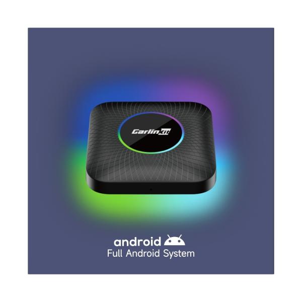 Adaptateur sans fil CarPlay Android Auto TBox Dongle ambiant Android 13 SM6225 128GB FOTA Mise à niveau SIM TF Ai Box Pour YouTube Netflix
