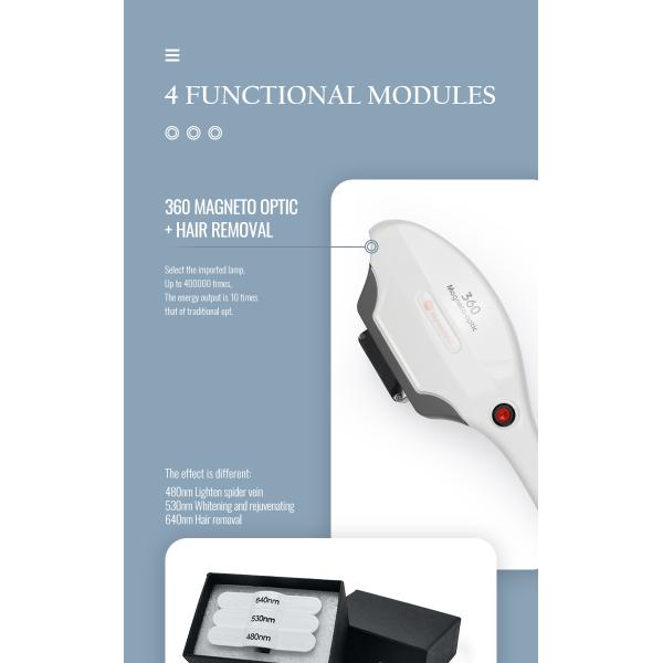 3 In 1 Elight Ipl Opt Pico Laser RF Machine Tattoo And Hair Removal