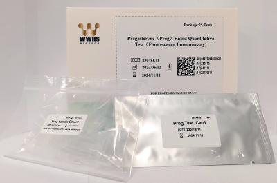 Progesterone（Prog) Rapid Quantitative Test WWHS FIA POCT  Fluorescence Immunoassay
