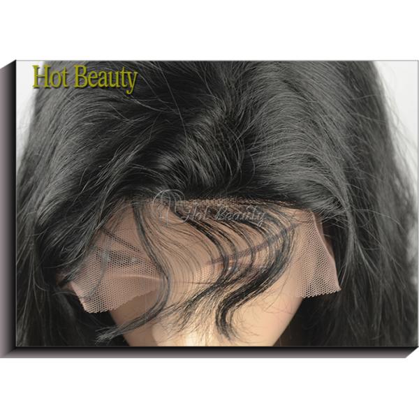 Human Hair Front Lace Wigs With Bangs