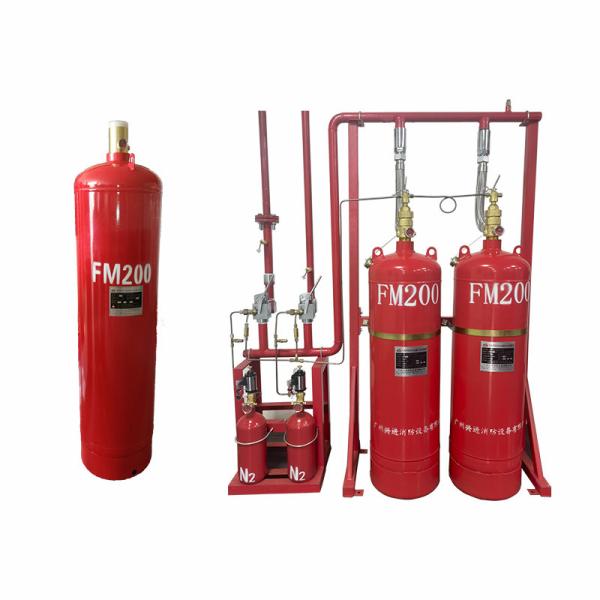 Système de réseau de tuyauterie de 120L FM200 pour la suppression des incendies gazeux