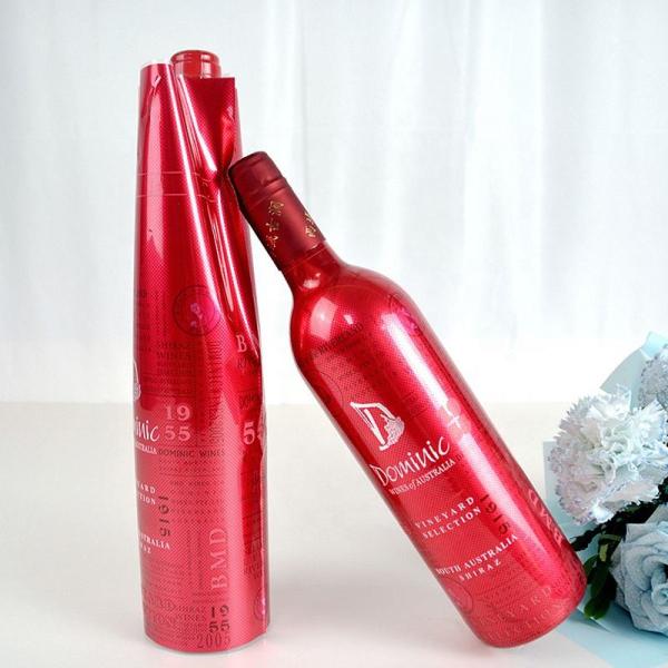 Hologram Laser Wine Sticker Labels Heat Shrink Sleeve Film Wine Label