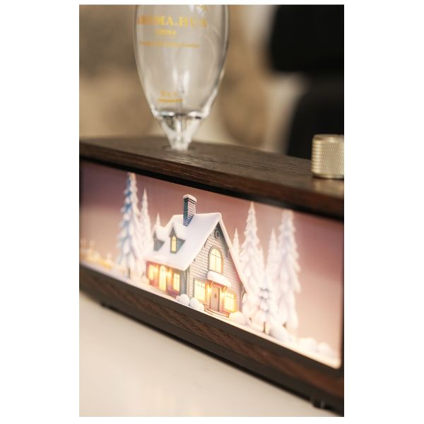 Luxury Aroma Diffuser Real Wood Material USB Powered for Home Use