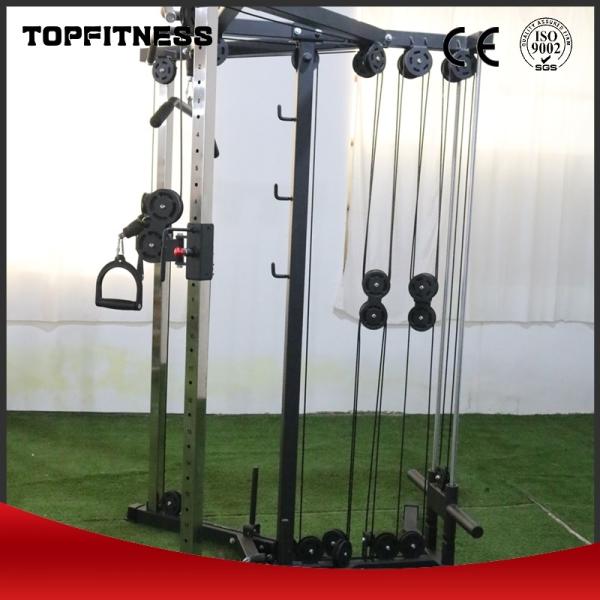 ZH030 Fitness Equipment Multifunctional Smith Machine Squat Pull Down Rack