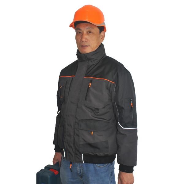 Мулти карманное сопротивление разрыва курток работы зимы с Эластикатед тумаками и талией