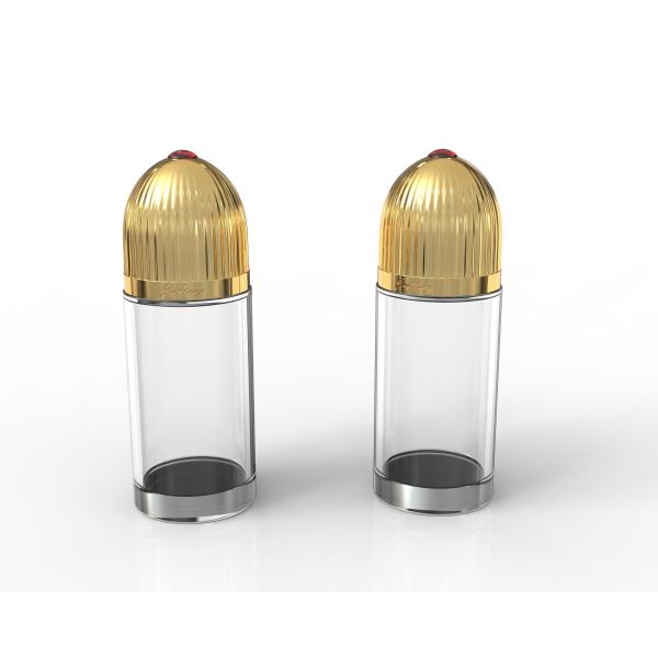 Zinc Alloy Crystal Zamak Perfume Caps In Gold Color For Durable And Elegant Fragrance Packaging