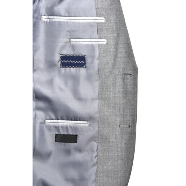 MG Mens 2 Piece Suit Grey Mel Suit Customized Fabric ISO9001 Certification