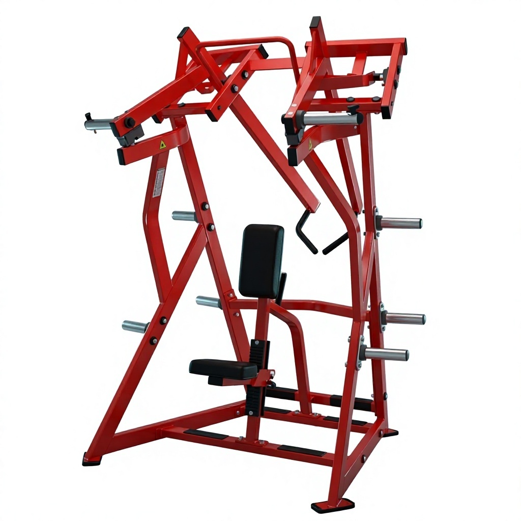 Commercial Plate Loaded Iso-Lateral D.Y. Row Machine Steel Frame Back Training Gym Equipment