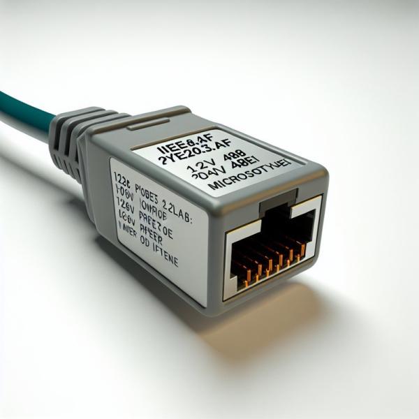 IEEE802.3af RJ45 TYPE-C Cable 12v 24v 48v POE Splitter Power Over Ethernet Adapter