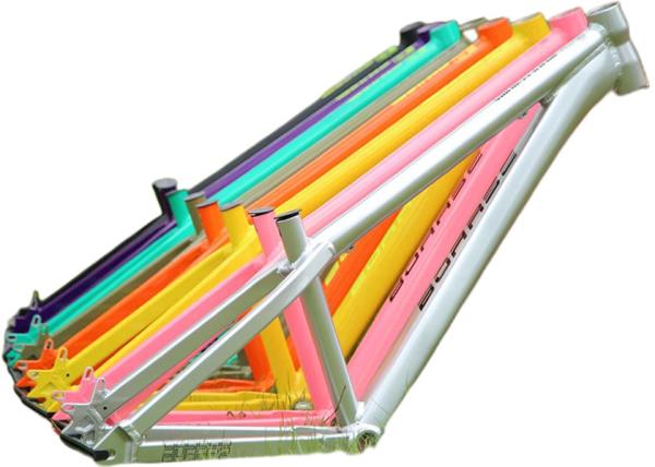 Chinese Cheap Aluminum Dirt Jumper 4X BMX Bike Frame Horizontal Dropout Mountain Bicycle Hardtail Frame