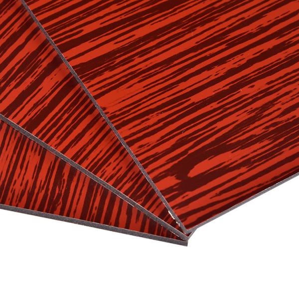 PE/PVDF Coated Wooden Aluminum Composite Panel Lightweight