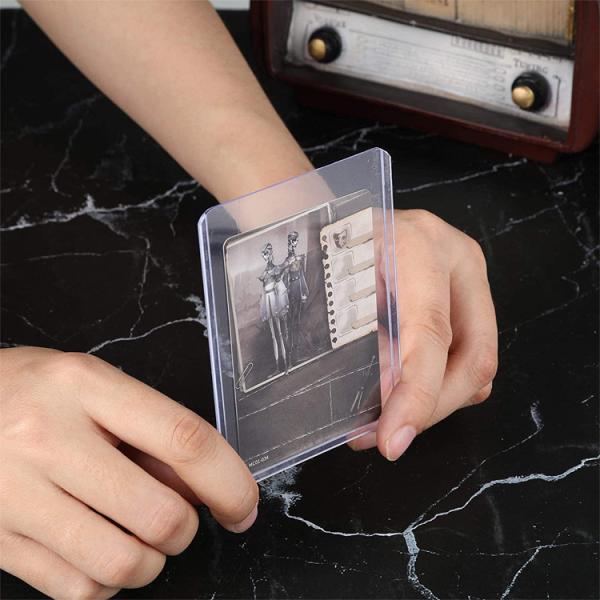 Thick 20pt 25pt Baseball Card Hard Plastic Protectors For Pokemon