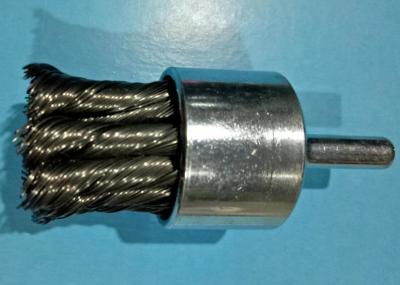 Solid Shank Wire Knot End Brush 28mm OD for Rust Paint Removal Tools