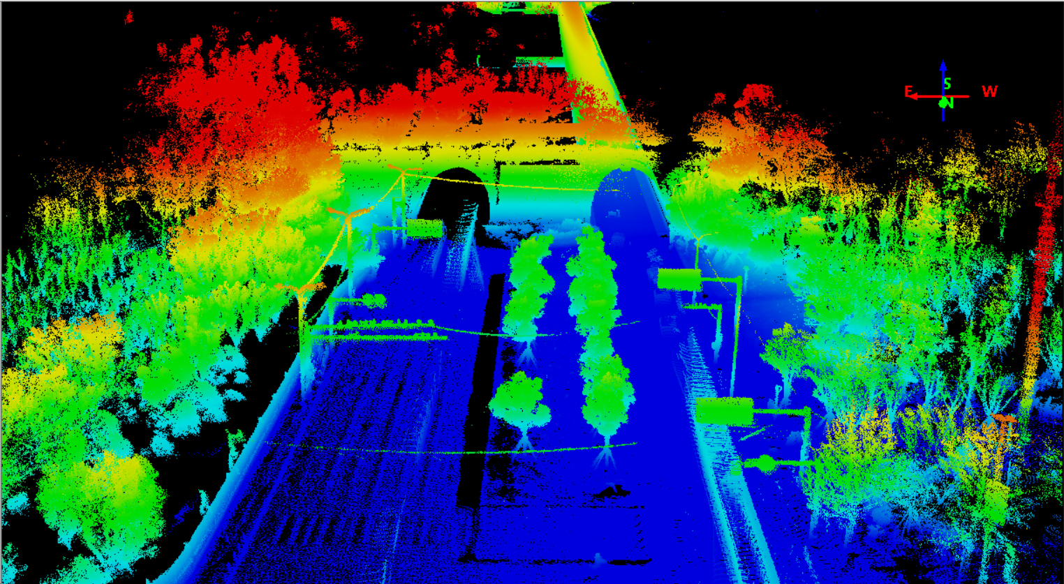 Картографирование тоннелей Mobile LiDAR Solution Geosun gAirHawk Series GS-100V