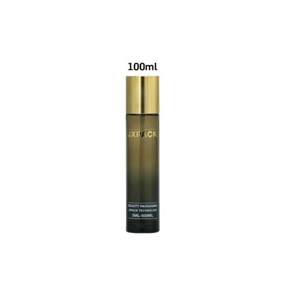 Custom Round Glass Bottle for Lotion Cream Serum Cosmetic Packaging