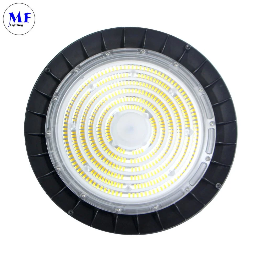 NSF CE UFO LED High Bay Light 200 Вт гладкое тело -противопылевой дизайн Легкая чистка Супермаркет Холодный цепь склад