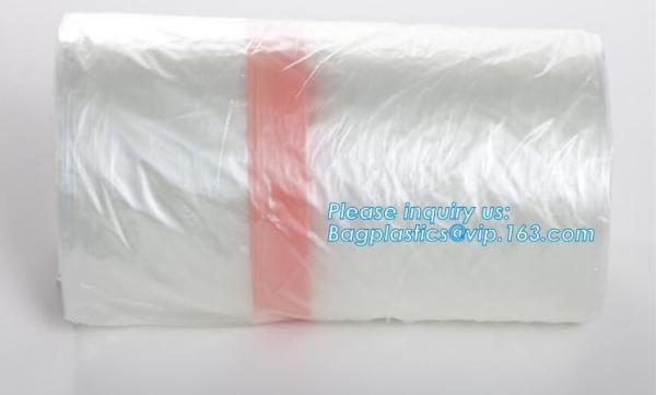 Biodegradable Medical PVA Water Soluble Wash Laundry Bag For Hospital, Dissolvable Wash Laundry Bag
