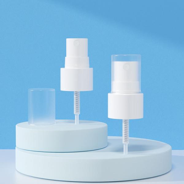 顔ケア用 白い細い霧プラスチックスプレーポンプヘッドを不注意に配布する